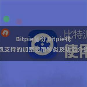 Bitpie备份 Bitpie钱包支持的加密货币种类及功能介绍