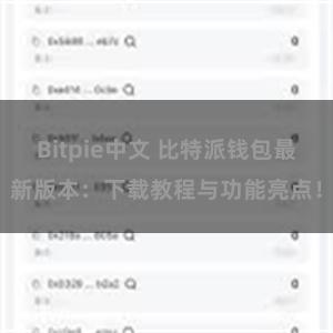 Bitpie中文 比特派钱包最新版本：下载教程与功能亮点！