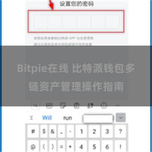 Bitpie在线 比特派钱包多链资产管理操作指南