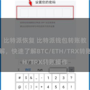 比特派恢复 比特派钱包转账教程详解，快速了解BTC/ETH/TRX转账操作