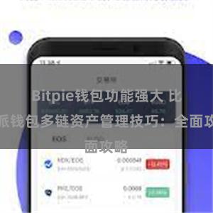 Bitpie钱包功能强大 比特派钱包多链资产管理技巧：全面攻略