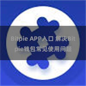 Bitpie APP入口 解决Bitpie钱包常见使用问题