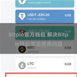 Bitpie官方钱包 解决Bitpie钱包常见使用问题