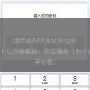 比特派APP地址 Bitpie钱包下载安装教程：完整指南【新手必看】