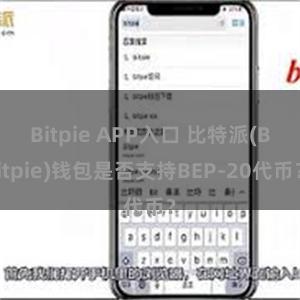 Bitpie APP入口 比特派(Bitpie)钱包是否支持BEP-20代币？