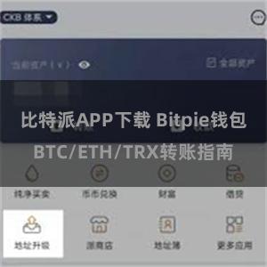 比特派APP下载 Bitpie钱包BTC/ETH/TRX转账指南