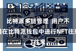 比特派多链管理 用户不错在比特派钱包中进行NFT往来