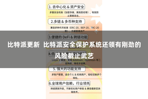 比特派更新  比特派安全保护系统还领有刚劲的风险截止武艺