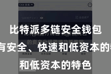 比特派多链安全钱包  具有安全、快速和低资本的特色